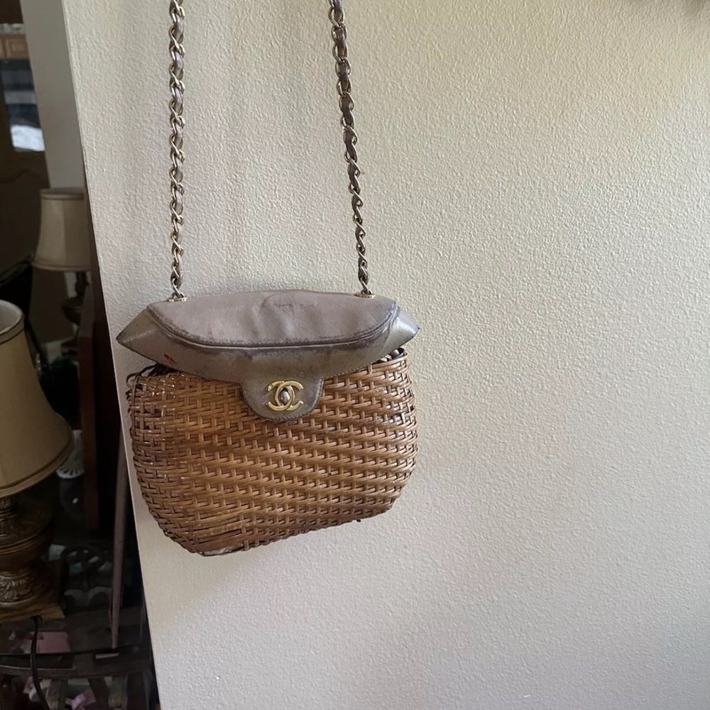 Vintage Chanel Straw Bag